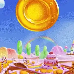 Candy Strike slot logo by Zillion Games at Magius