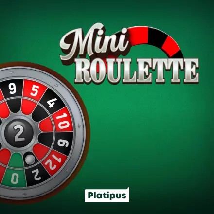 Official Table Games logo: Mini Roulette by Platipus at Magius